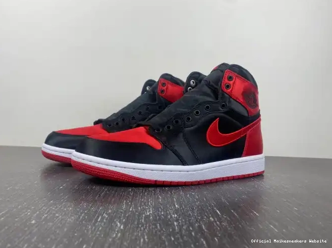 Official Maikesneakers Jordan High 1 Satin Air WMNS OG FD4810-061 Bred 0516